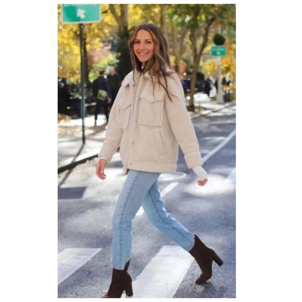 NEW Something Navy Faux Shearling Teddy Jacket Size XL - Picture 11 of 11